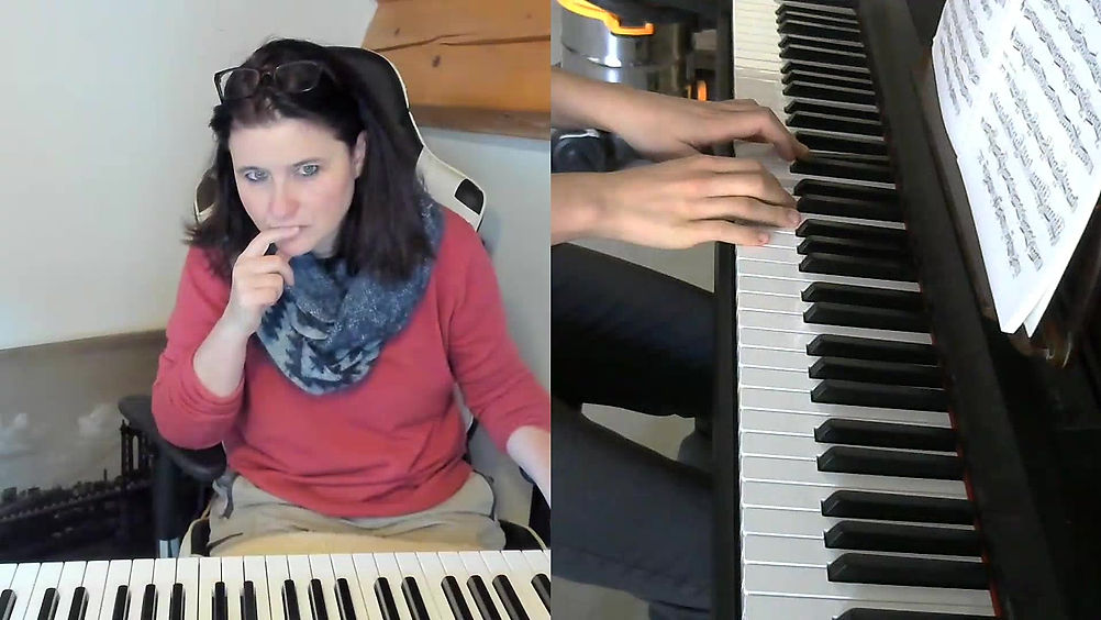 Cours de piano par Skype en direct